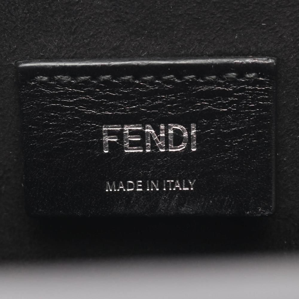 FENDI Black Leather Shoulder Bag - Picture 4 of 10